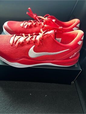 Nike Kobe 8 Protro TB Promo University Red/White HM6469-600 no lid